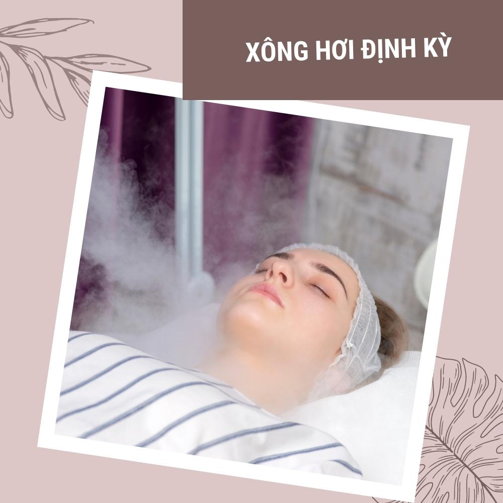 Xông hơi định kỳ giúp bạn có làn da căng bóng